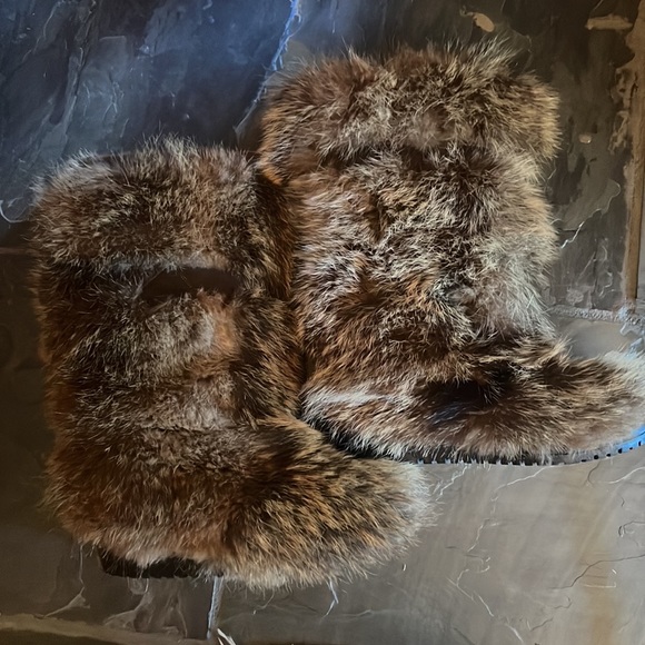 Coyote Fur Boots! Fabulous & Rare!!! - Picture 12 of 13